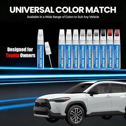 Wind Chill Pearl Tricoat(089) Touch Up Paint for Toyota 2-in-1 Car Scratch Repair Pen for Rock Chips, Door Scratches & Paint Nicks Exact Color Match Quick Dry DIY Fix for RAV4 Camry Corolla