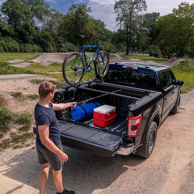 RealTruck Roll-N-Lock M-Series XT Retractable Truck Bed Tonneau Cover | 224M-XT | Fits 2019 - 2025 Chevy/GMC Silverado/Sierra 1500 Not compatible with Carbon Pro bed 6' 7" Bed (79.4")