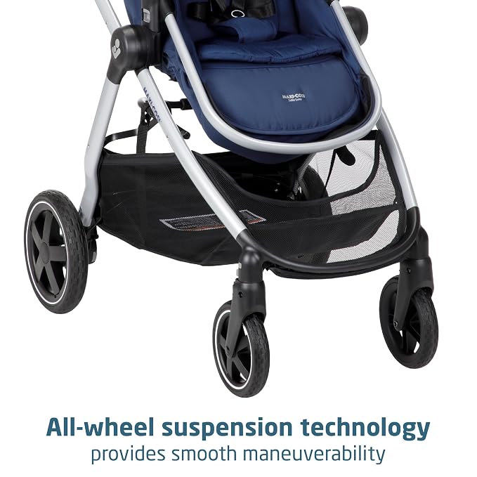 Maxi-Cosi Zelia 2 Luxe 5-in-1 Modular Travel System, New Hope Navy