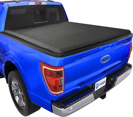 Tyger Auto T1X Soft Roll-Up in Fabric Truck Bed Tonneau Cover Compatible with 2015-2020 Ford F-150 | 5.5' (67") Bed | TG-BC1F9029X