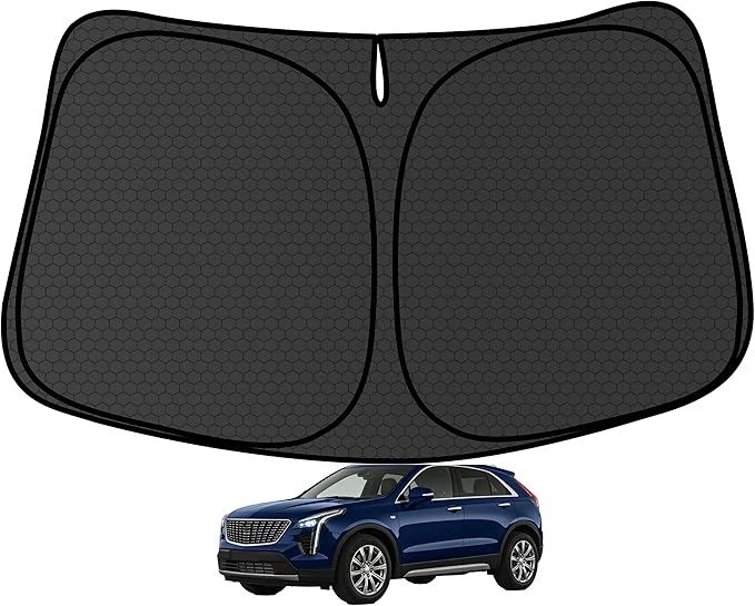 XT4 Customized Windshield Sun Shade for 2019 2020 2021 2022 2023 2024 2025 XT4 Front Window Sunshade Visor Protector Foldable Blocks UV Rays Keep Car Cooler Accessories