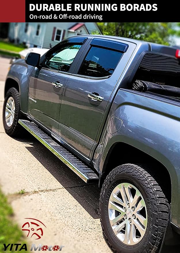 YITAMOTOR 6.5 inches Running Boards Compatible with 2019-2026 Dodge Ram 1500 Quad Cab/Extended Cab New Body Style (Exclude Classic), Chrome Side Step Nerf Bars