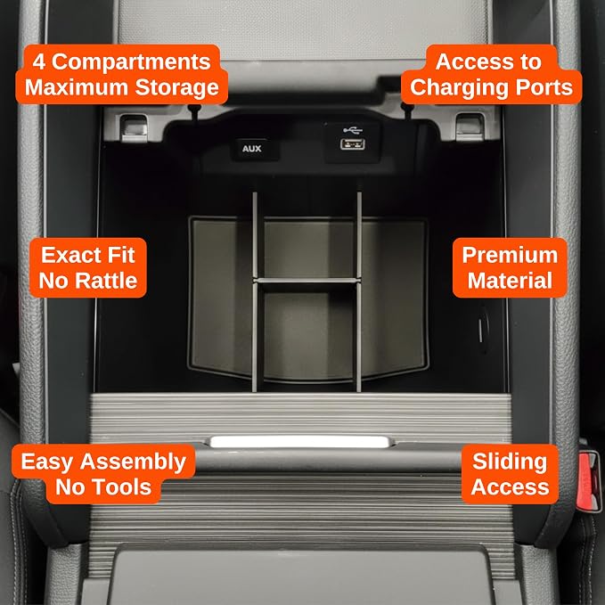 Vehicle OCD - Center Console Organizer for Honda Odyssey (2018-2026) - Made in USA - SLX167