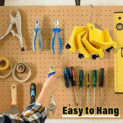 Dreyoo 4 Pcs Car Hose Guide, Tire Hose Roller for Car Washing, Detailing Tire Hoses Guide Preventing Pressure Washer Hoses Stuck Under The Wheels, Plastic Wash Tool to Avoid Snagging(Yellow)