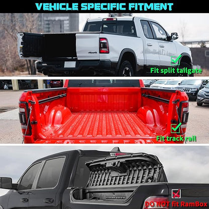Truck Bed Tonneau Cover Compatible with Dodge Ram 1500 Classic(2002-2026), 2500&3500(2003-2026) 6.4 ft Standard Box w/o Rambox, Soft Roll Up Style, NOT for 19-24 1500 New Body