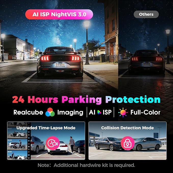 DDPAI Dual 4K Dashcam,Dashcams for Car with Free 128G eMMC + CPL,Dual STARVIS 2 IMX678 + IMX678 Sensors Front and Rear Car Camera,AI ISP Night Vision 2.0,4G,ADAS,WiFi,24H Parking Mode,Z90 Master Dual