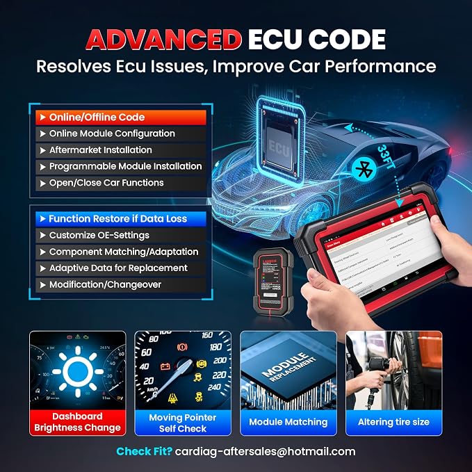 LAUNCH X431 CRP919EBT 2026 Wireless Bidirectional Scan Tool, All-in-One Full System OBD2 Scanner, ECU Coding, 35+ Services, CANFD&DOIP, FCA AutoAuth, VAG Guide, 2Yrs Free Update, Upgraded of CRP919E