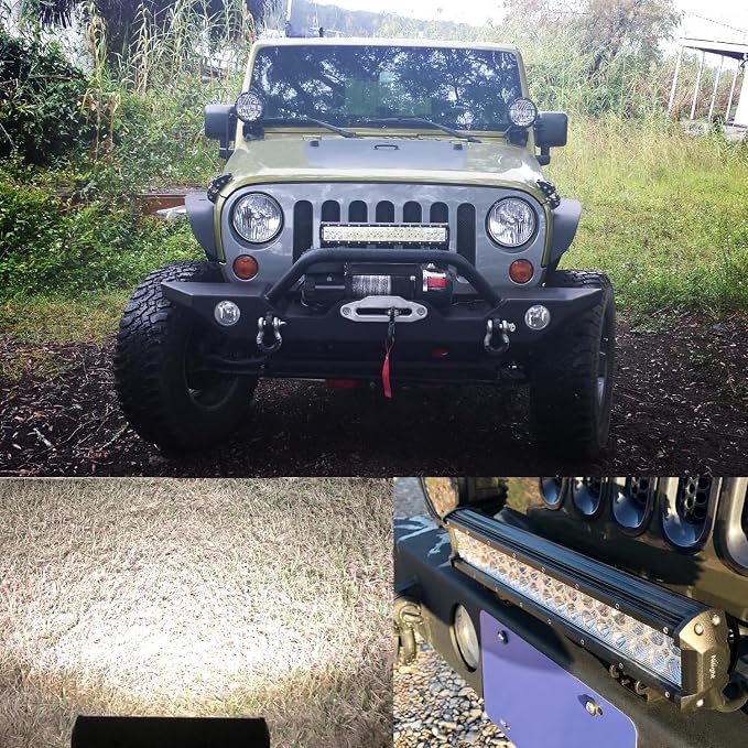 Nilight LED Light Bar 12 Inch 72W 5040LM Spot Flood Combo Off Road Driving/Fog Boat Work Lamp for Truck Pickup Golf Cart SUV ATV UTV 4x4 Van Camper