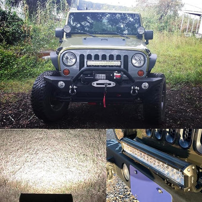 Nilight LED Light Bar 12 Inch 72W 5040LM Spot Flood Combo Off Road Driving/Fog Boat Work Lamp for Truck Pickup Golf Cart SUV ATV UTV 4x4 Van Camper