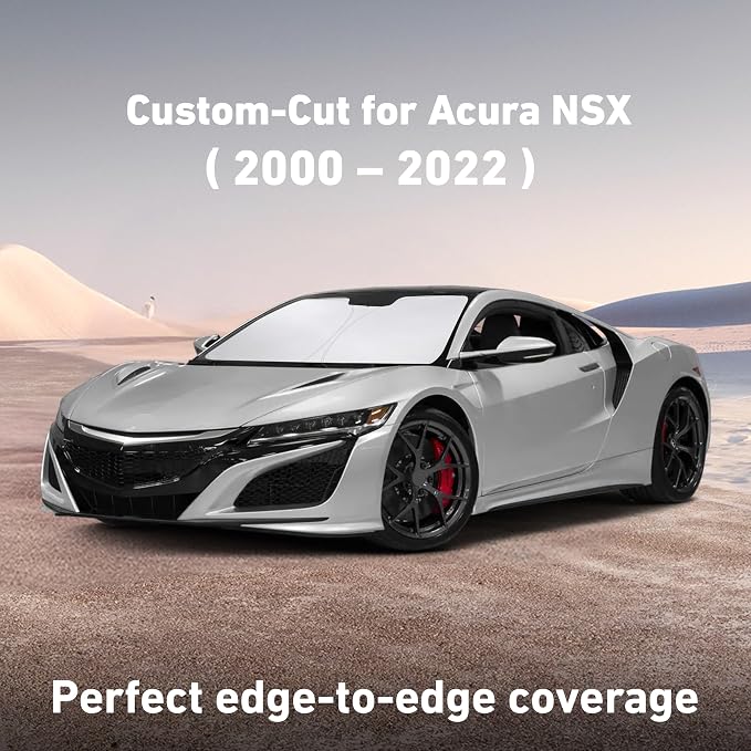 Econour Windshield Sunshade for Acura NSX 2000-2020, 2021, 2022 Sun Visor for Front Window Sun Shade Cover, UV Blocker & Protector, Car Accessories