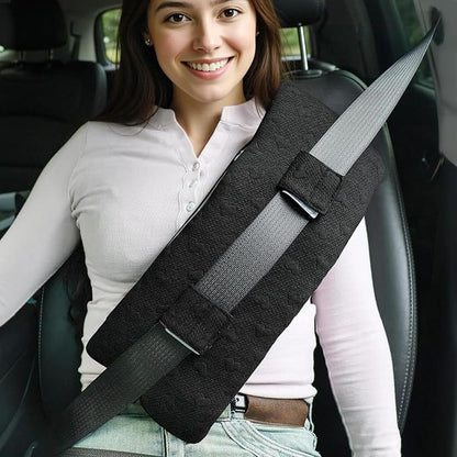 Seat Belt Pillow Post-Surgery – with Ice/Hot Pocket for C-Section, for Chest/Heart Travel