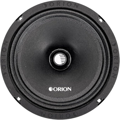 Orion Cobalt CM852 High Efficiency 8" Mid-Range Bullet Loudspeakers, 1200W Max Power, 300W RMS, 2 Ohm, 1.5" Voice Coil - Pro Car Audio Stereo, Midrange Speakers (Pair)