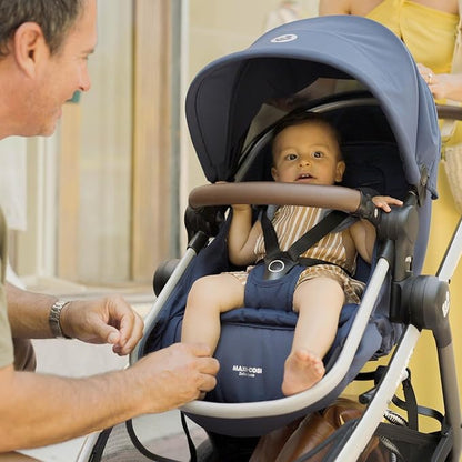 Maxi-Cosi Zelia 2 Luxe 5-in-1 Modular Travel System, New Hope Navy