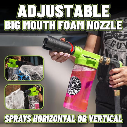 Chemical Guys TORQ Foam Blaster 6 - Foam Cannon Garden Hose Attachment,Easy to Use,Sprays Thick Suds for Safe Washing Trucks,SUVs,Motorcycles,RVs,and Other Vehicles,(Pack of 6)