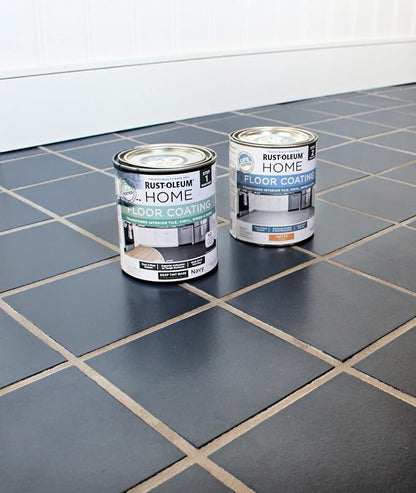 Rust-Oleum 367603 Home Interior Floor Coating Kit, Semi-Gloss Navy