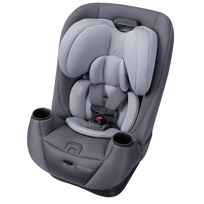 Maxi-Cosi Pria All-in-One Convertible Car Seat, Infant to Toddler Car Seat, Easy-Install Harness, Machine-Washable Cover, 5-100 lbs, Sea Salt