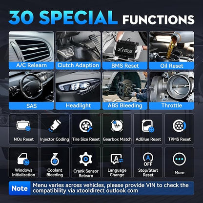 XTOOL D6S OBD2 Scanner Diagnostic Tool, 2026 Car Scanner with 30 Resets, All System Scan Tool with FCA & CAN FD, ABS Bleed, Gearbox Match, Crank Sensor Relearn, Lifetime Update, Upgraded of D5S