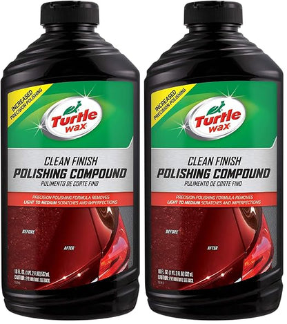 Turtle Wax T-417 Premium Grade Clean Cut Polishing Compound - 18 Oz. (Pack of 2)
