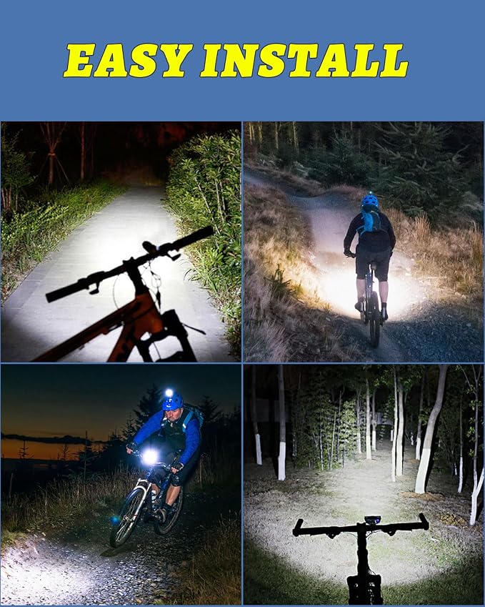 6inch Dirt Bike LED Light Bar for CRF XR RM KX KLX TTR PW SSR CRF110 | 60W Spot Beam Plug-Play Motorcycle Headlight Light Bar Driving Light Off Road Riding LED Headlight Waterproof Bike Headlight