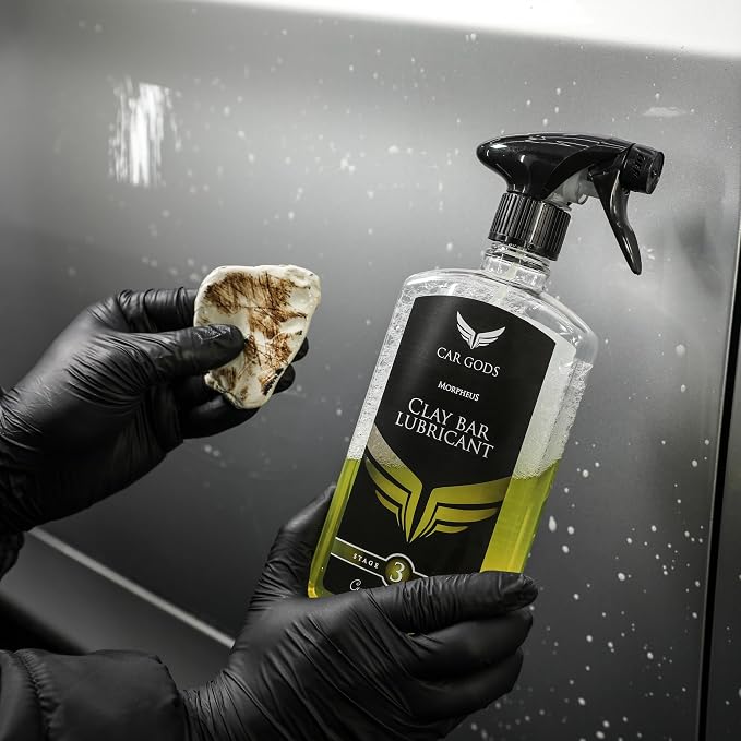 Car Gods Clay Bar & Lubricant Spray - Complete Detailing Kit, 17fl Oz