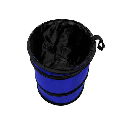 FH Group FH1120 Collapsible Trash Can (Blue) Small with Gift - Universal for Cars Trucks and SUVs