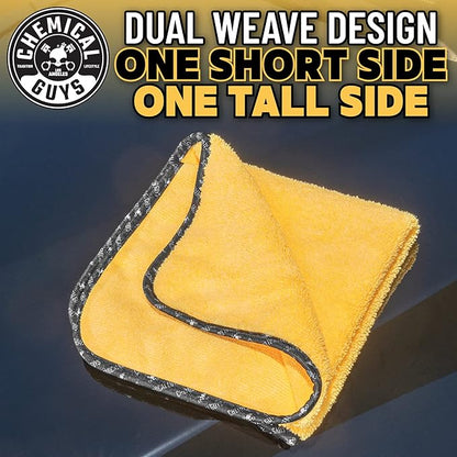 Chemical Guys Professional Grade Premium Microfiber Towels for Cars,Gold,16" x 16",Ultra-Soft and Scratch-Free Car Detailing Cloths for Trucks,Motorcycles,and More,(Pack of 6)
