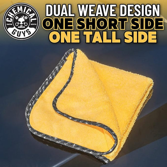 Chemical Guys Miracle Dryer Microfiber Drying Towel 2 Pack (36" x 25") - Super Absorbent and Scratch-Free Drying for Cars, Trucks, and SUVs (MIC72102)