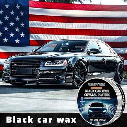 Car Paste Wax High Gloss Shine, Long Lasting Paint Protection, Superior Hydrophobic Water Repelling Properties, Natural Wax for Minor Scratch Repair and UV Protection, Safe for All Vehicles(Black)