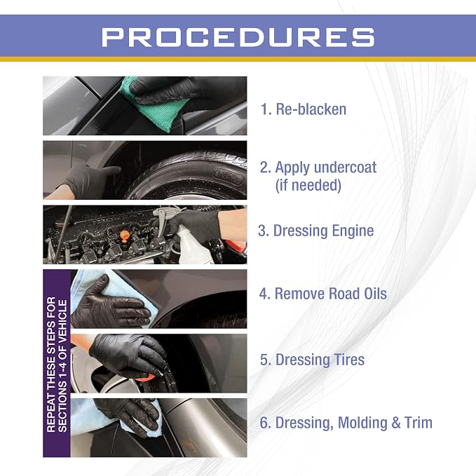 Auto Magic Professional Tire Dressing | Water-Based Silicone Spray | Detailing Products for Tires, Vinyl, Trim & Engine Compartments | Car Care
