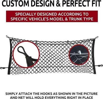 Envelope Style Elastic Trunk mesh Cargo net for kia sportage 2017-2026 - Premium Trunk Organizers and Storage - Luggage net for Crossover kia sportage