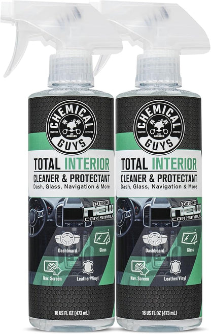Chemical Guys SPI2341602 Total Interior Cleaner and Protectant, New Car Smell, (Safe for Cars, Trucks, SUVs, Jeeps, RVs & More) 2-16 fl oz