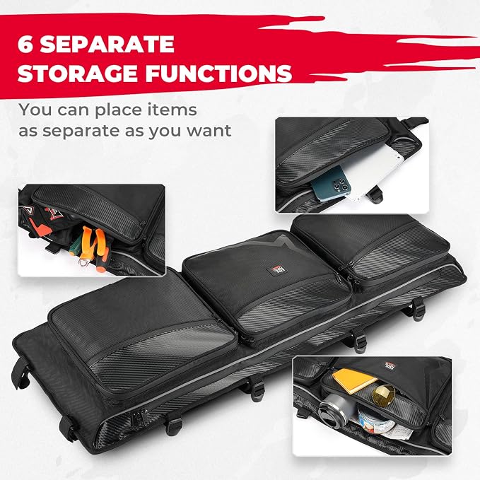 KEMIMOTO Storage Bag Overhead Roof Bag 1680D Storage Compatible with 2022-2024 CFMOTO ZForce 950 H.O /950 H.O.E.X. /2020-2022 ZForce 950 Sport