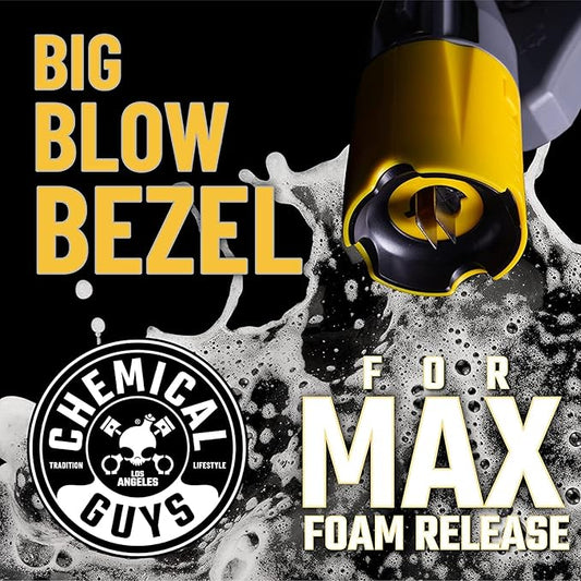 Chemical Guys Big Mouth Max Release Foam Cannon - Foam Cannon for Pressure Washer for Car Wash, Home Cleaning, and Boat Wash with 34 oz Bottle