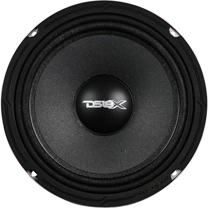 DS18 PRO-X8.4M Loudspeaker - 4", Midrange, Red Steel Basket, 550W Max, 275W RMS, 8 Ohms - Premium Quality Audio Door Speakers for Car or Truck Stereo Sound System (1 Speaker)