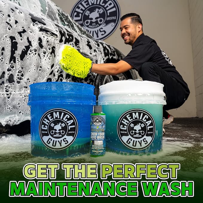 Chemical Guys CWS_110_16 Honeydew Snow Foam Car Wash Soap (Works with Foam Cannons, Foam Guns or Bucket Washes) Safe for Cars, Trucks, Motorcycles, RVs & More, 16 fl oz, Honeydew Scent