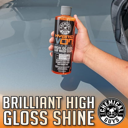 Chemical Guys CWS_808 Hybrid Foaming High Gloss Car Wash Soap (Works with Foam Cannons, Foam Guns or Bucket Washes) Safe for Cars, Trucks, Motorcycles, RVs & More, 128 fl oz (1 Gallon), Orange Scent