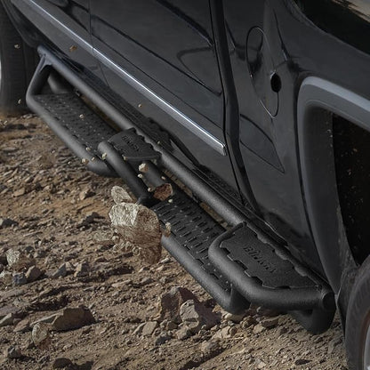 BINARY STAR Running Boards Compatible with 2009-2018 Dodge Ram 1500 Crew Cab, 2010-2026 Ram 2500 3500(Incl. Classic), 6 Inch Side Steps, Bed Access Step Made with Carbon Steel