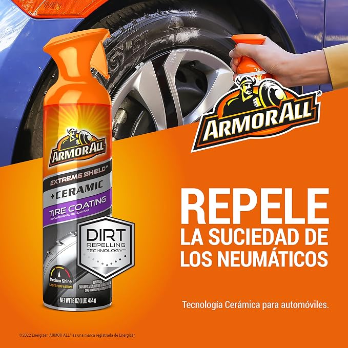 Armor All Armored AUTO Group Sales INC 19401 Extreme Shield Ceramic Tire Cleaner, Protectant, 16-oz. - Quantity 1