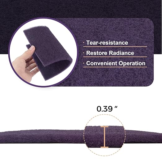 S SATC 6" x 9" Purple General Purpose Scuff Pads,10 Pack Paint Primer Prep Adhesion Scratch Automotive Pads for Scuffing,Scouring,Sanding