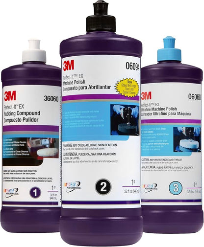 3M Perfect-It Ultrafine Machine Polish, 06068, 32 Fl.Oz, Paint Polish, Automotive Professional-Grade Polish
