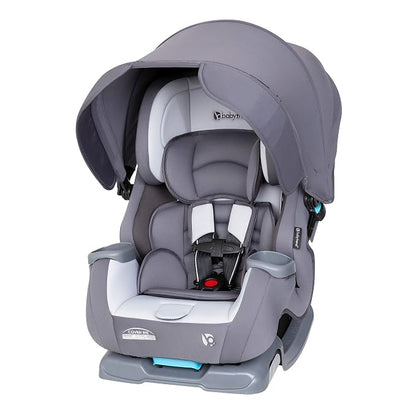 Baby Trend Cover Me™ 4-in-1 Convertible Car Seat, Vespa – Built-in Canopy, 4-Stage Growth System, Plush Comfort Padding, Multi-Position Recline
