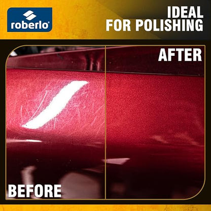 Roberlo ROBERCAR F910 Fine Cut Liquid Compound - Premium Buffing, Cutting, & Polishing Compound for Automotive Paint Restoration, Polishing Kit - 250ml - High-Gloss Finish