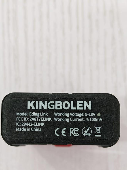 KINGBOLEN Ediag Link OBD2 Scanner Bluetooth,All System Bidirectional Scan Tool for iOS & Android,10+ Hot Reset Functions, Code Reader for Cars and Trucks,CANFD Protocol,FCA AutoAuth,1 Year Free Update