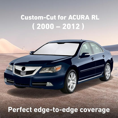 Econour Windshield Sunshade for Acura RL 2000-2010, 2011, 2012 Sun Visor for Front Window Sun Shade Cover, UV Blocker & Protector, Car Accessories