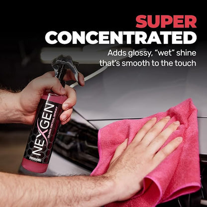 Nexgen Quick Detail Spray (16oz) - Ultimate Spot Cleaner & Ceramic Coating Maintenance - Instant Car Detailing for Freshly Waxed Shine - Car Cleaning Supplies - Protects & Extends Paint Lifespan