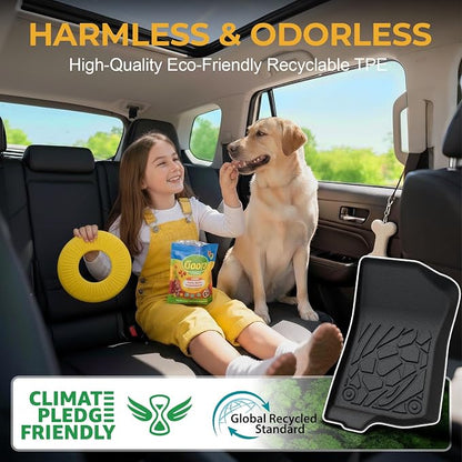 Floor Mats for Jeep Wrangler JL 4XE 4-Door 2021-2025 2026, All Weather Floor Mats Trunk Cargo Liner with Backrest Protectors and Door Sill Guards Accessories, Full Coverage Set