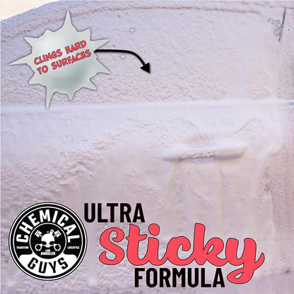 Chemical Guys CWS215 Sticky Snowball Ultra Snow Foam Car Wash Soap (Works with Foam Cannons, Foam Guns or Bucket Washes) for Cars, Trucks, Motorcycles, RVs & More 128 fl oz (1 Gallon) Cherry Scent
