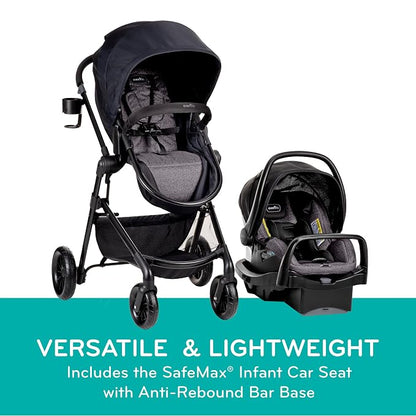 Evenflo Pivot Modular Travel System with SafeMax Car Seat