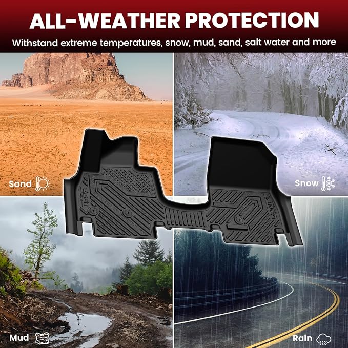 LASFIT Floor Mats & Backrest Mats & Cargo Mat for Hyundai Ioniq 9 2026 (Only Fit 6 Seats, Not Fit 7 Seats), All Weather TPE Custom Fit Floor Liners with Full Set Car & Trunk Mats Accessories, Black