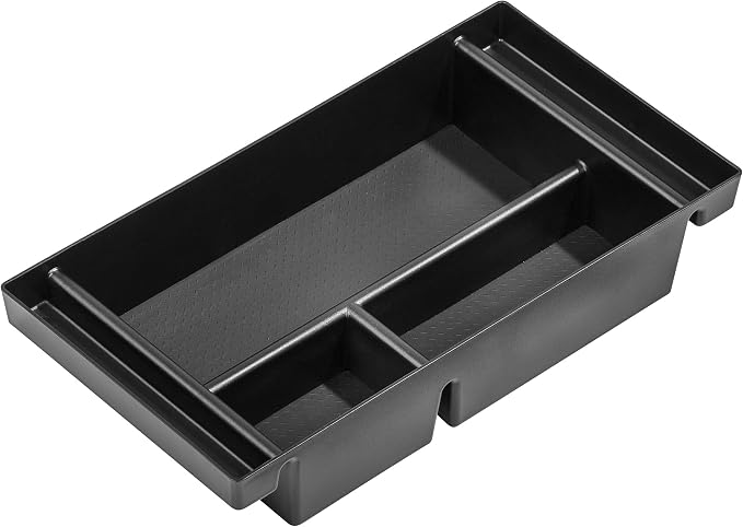 Center Console Organizer Tray for Chevy Silverado 1500 / GMC Sierra 1500 (2019-2021) & 2500/3500 HD (2020-2023) (Full Console w/Bucket Seats ONLY) - Made in USA - SLX153